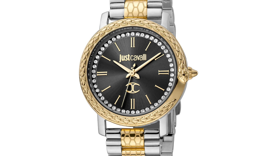 Just Cavalli Women's Maiuscola // JC1L241L0035 並行輸入品 Just Cavalli Maiuscola Quartz Silver Dial Ladies Watch