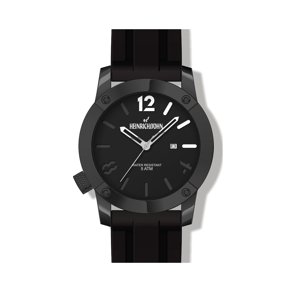 HEINRICHSSOHN GE-Schalke HS1014B Mens Watch - Kaekellad24