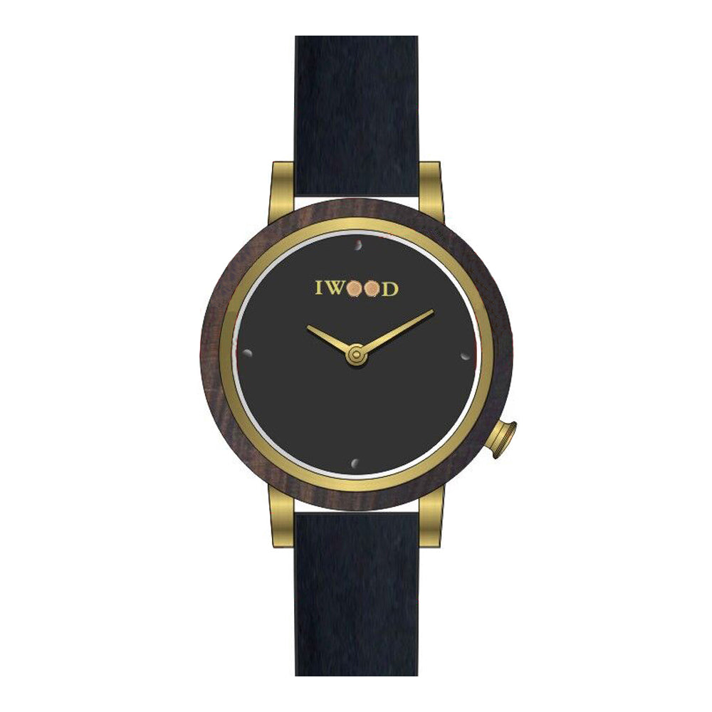 Iwood Real Wood Ladies Watch IW18443001 - Kaekellad24