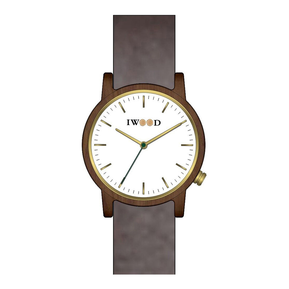 Iwood Real Wood Mens Watch IW18444003 - Kaekellad24