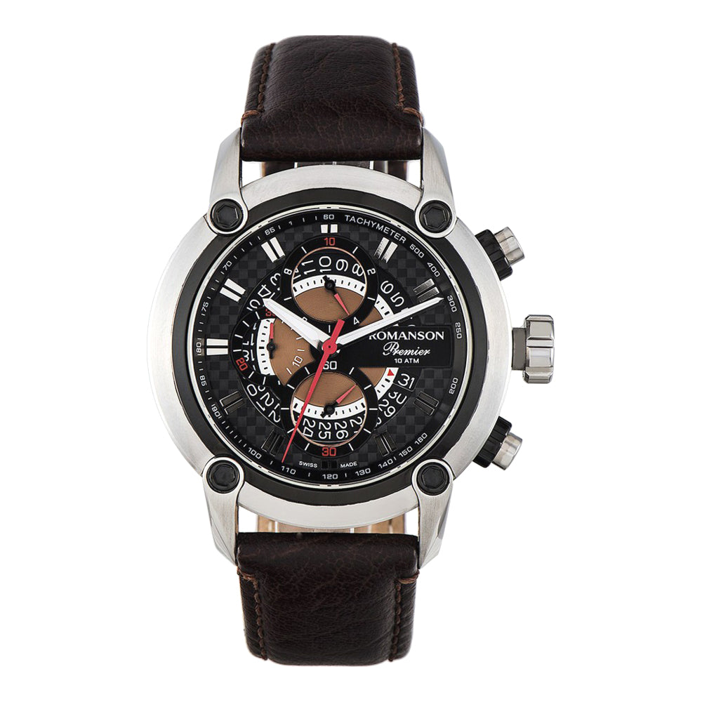 Romanson Premier PL2642HM1DA32W Mens Watch Chronograph - Kaekellad24