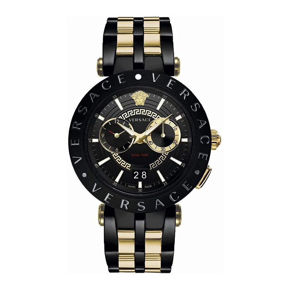 Versace VEBV00619 V-Race Mens Watch Dualtimer - Kaekellad24
