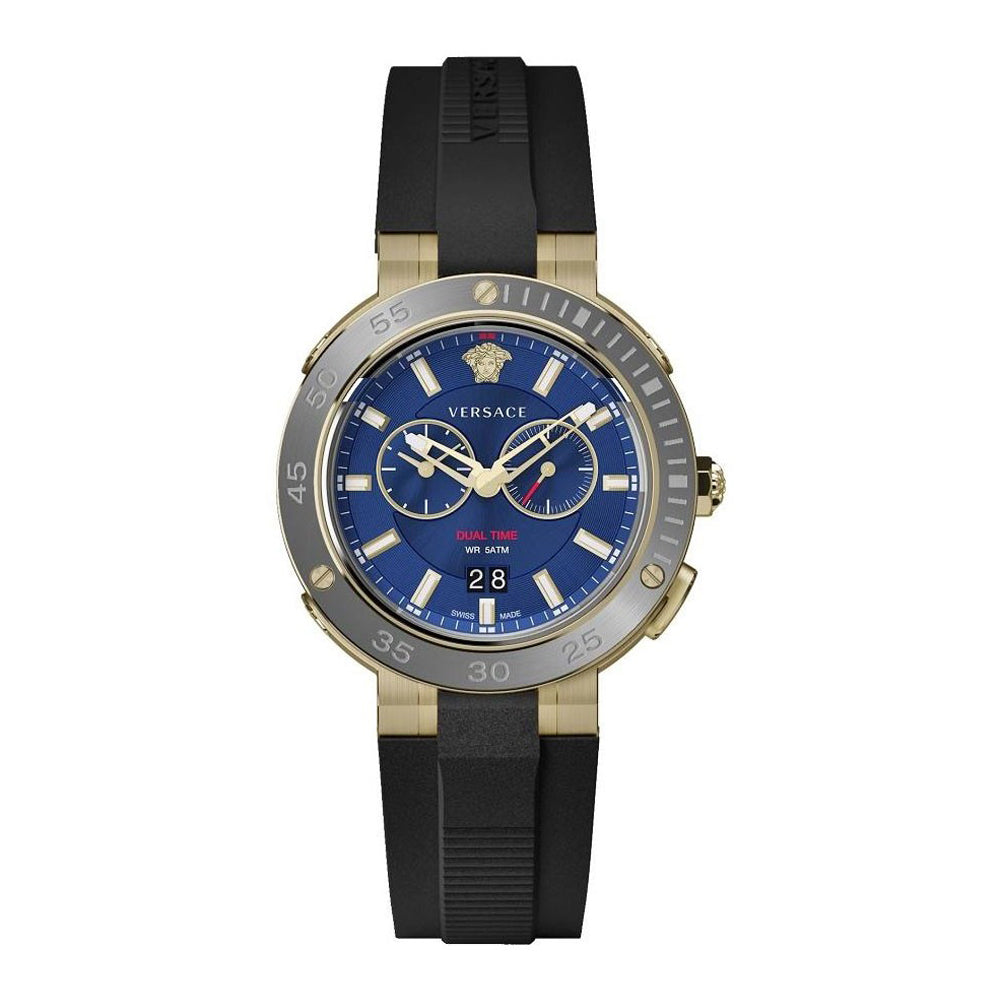 Versace VECN00119 V-Extreme Pro Mens Watch Dualtimer - Kaekellad24