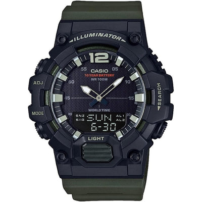 Men's Watch Casio ILLUMINATOR BLACK - ARMY GREEN (Ø 48 mm)-0