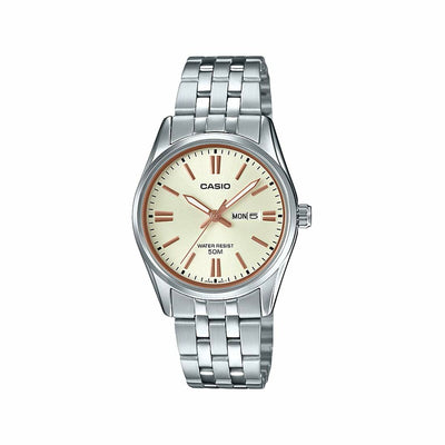 Ladies' Watch Casio LADY DAY & DATE - CHAMPAGNE (Ø 30 mm)-0