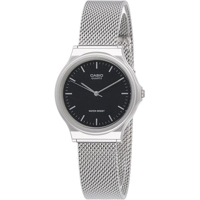Unisex Watch Casio VINTAGE Black Silver (Ø 35 mm)-0