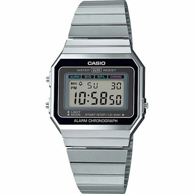 Unisex Watch Casio VINTAGE Black Silver (Ø 36 mm) (Ø 35,5 mm) (Ø 35 mm)-0