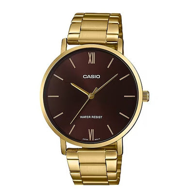 Men's Watch Casio MINIMAL GOLD - BROWN (Ø 40 mm)-0