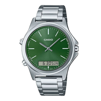 Men's Watch Casio COLLECTION Green Silver (Ø 41,5 mm)-0