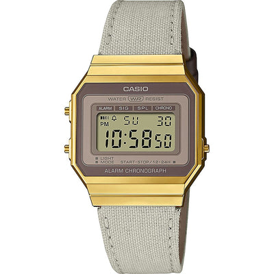 Unisex Watch Casio VINTAGE SLIM DESIGN Brown (Ø 35,5 mm)-0