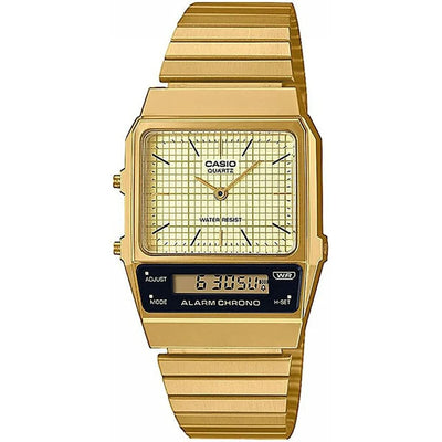 Unisex Watch Casio EDGY COLLECTION RETRO DIAL - GOLD (Ø 40 mm)-0