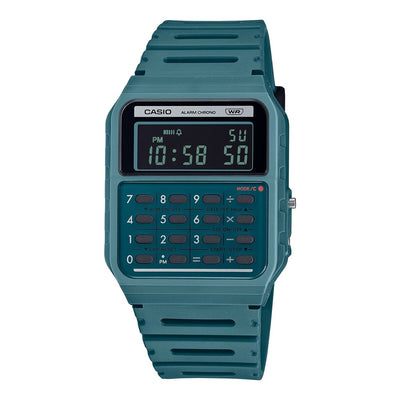 Men's Watch Casio CALCULATOR EDGY COLLECTION - FOREST GREEN-0
