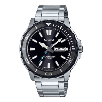 Men's Watch Casio DIVER 100M - BLACK (Ø 44,5 mm)-0