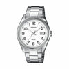 Unisex Watch Casio DATE White Silver (Ø 39 mm) (Ø 38,5 mm)-0