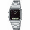 Unisex Watch Casio EDGY COLLECTION - BLACK Black Silver-0