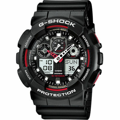 Men's Watch Casio G-Shock GA-100-1A4ER Black (Ø 51 mm)-0