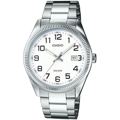 Men's Watch Casio DATE - WHITE (Ø 38,5 mm)-0
