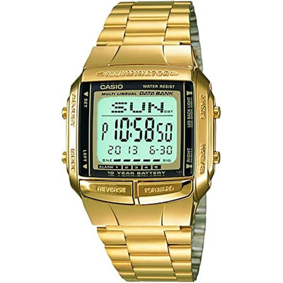 Men's Watch Casio DATABANK Golden (Ø 38 mm)-0