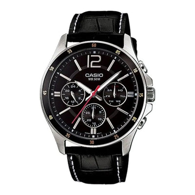 Men's Watch Casio ENTICER GENT Black (Ø 43 mm) (Ø 43,5 mm)-0