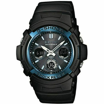 Men's Watch Casio AWGM100A1AER Blue Black (Ø 52 mm)-0