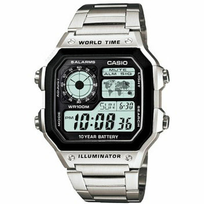 Unisex Watch Casio Bruni Basics-Clear 4054274791979 Black Silver-0