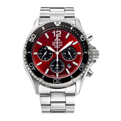Orient Mako Solar Powered RA-TX0207R10B Mens Watch Chronograph