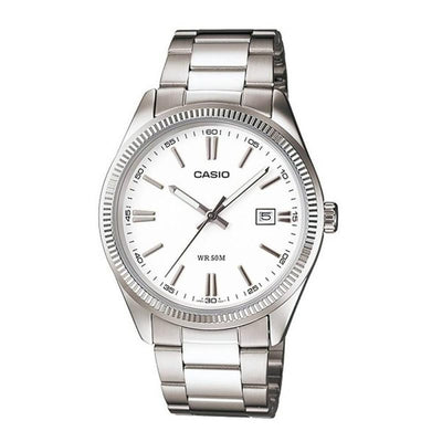 Men's Watch Casio DATE WHITE (Ø 30 mm) (Ø 32 mm)-0
