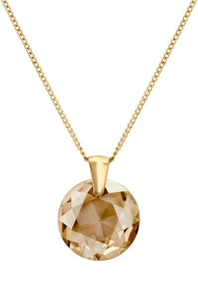 Facet Brilliant Pendant Necklace JS.0039-0