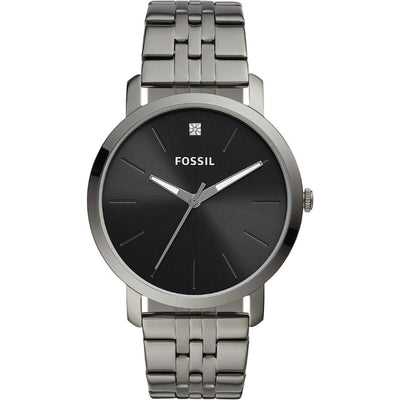 Men's Watch Fossil BQ2419 Black Silver-0