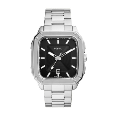 Men's Watch Fossil FS5933 Black Silver-0