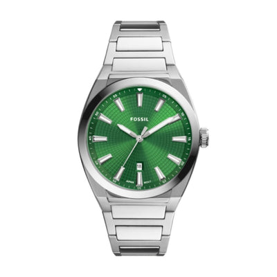 Men's Watch Fossil FS5983 Green Silver-0