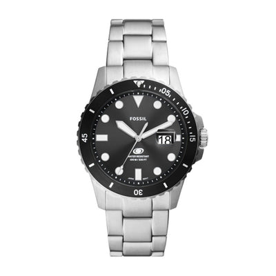 Men's Watch Fossil FS6032 Black Silver-0