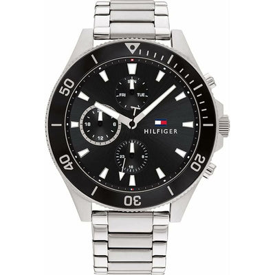 Men's Watch Tommy Hilfiger 1674788 Black Silver-0