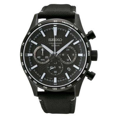Men's Watch Seiko SSB417P1 Black-0