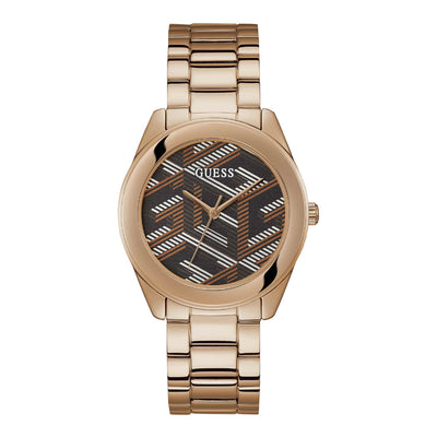 Guess Cubed Chocolate GW0607L3 Ladies Watch