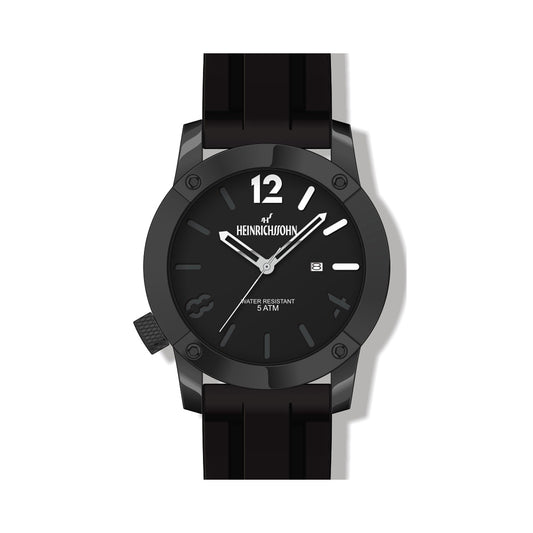 HEINRICHSSOHN GE-Schalke HS1014B Mens Watch - Kaekellad24 