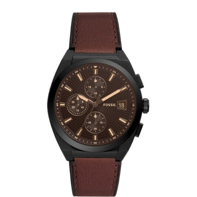 Men's Watch Fossil FS5798 Brown Black-0